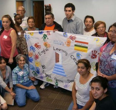 Group of Adult ESOL learners with instructor